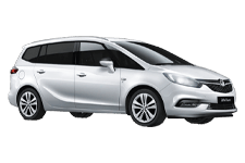 Car Hire Bilston - Vauxhall Zafira 5 + 2 - Minibus hire Bilston